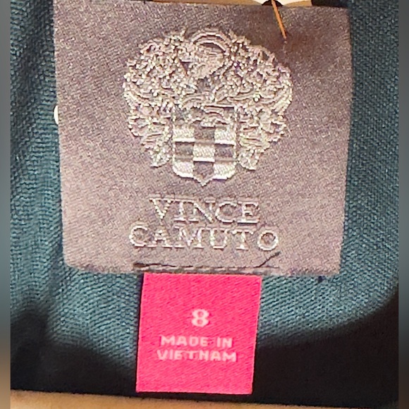 VINCE CAMUTO NWT Teal Sleeveless Midi Dress - Picture 6 of 10